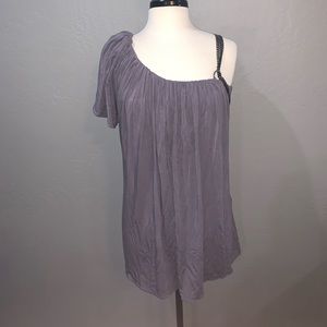 Gray One Should Sky Top Size Large